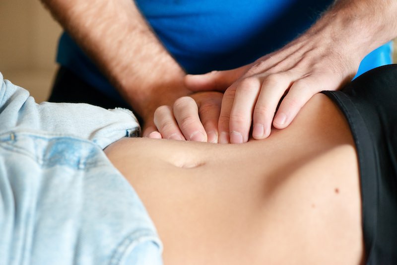 Viszerale Osteopathie Behandlung in Brüggen